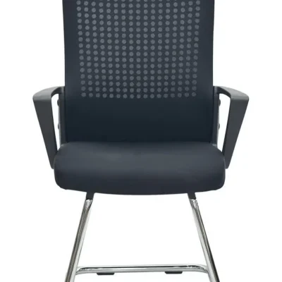 Ergonomic Mesh Visitor Chairs (Set of 2) – Comfortable Office Guest Seating with Breathable Backrest IB-MVC02