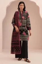 Pakistani Unstitched Luxe Printed Lawn 3PC Suit for Women IR-ZLLB3