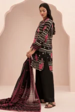 Pakistani Unstitched Luxe Printed Lawn 3PC Suit for Women IR-ZLLB3