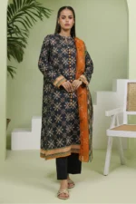 Pakistani Unstitched Printed Lawn 3PC Suit for Women IR-ZLBL3