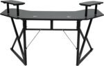 L-Shaped Gaming & Office Desk – Ergonomic Computer Table with Steel Frame IB-GDLS8