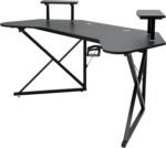L-Shaped Gaming & Office Desk – Ergonomic Computer Table with Steel Frame IB-GDLS8