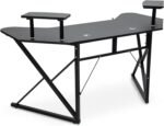 L-Shaped Gaming & Office Desk – Ergonomic Computer Table with Steel Frame IB-GDLS8