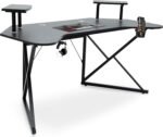 L-Shaped Gaming & Office Desk – Ergonomic Computer Table with Steel Frame IB-GDLS8