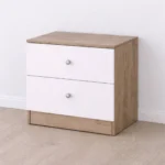 Modern Luxury Bedroom Set – Gold & Oak Finish - Image 5