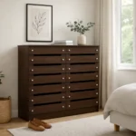 Wooden Shoe Storage Cabinet